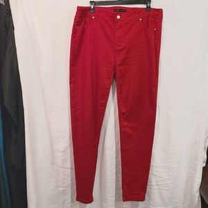 Truth & Theory Red Jeans